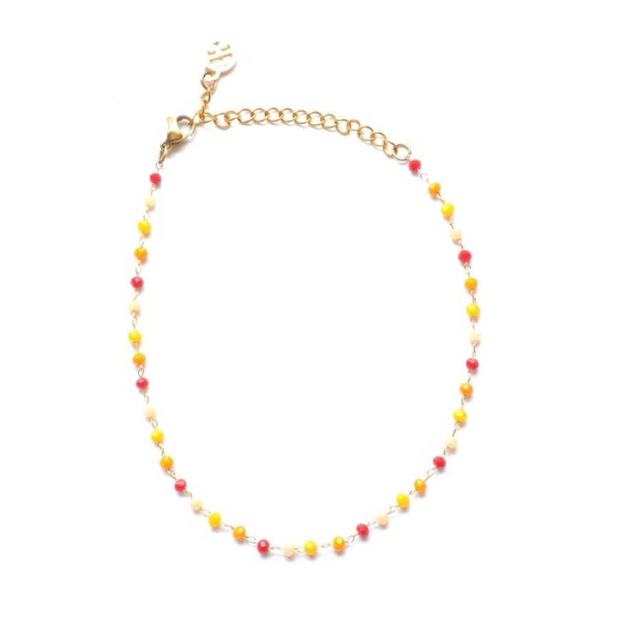 Accesorios ANARTXY | Pulseira Tornozelo Aco Com Cores - Anartxy