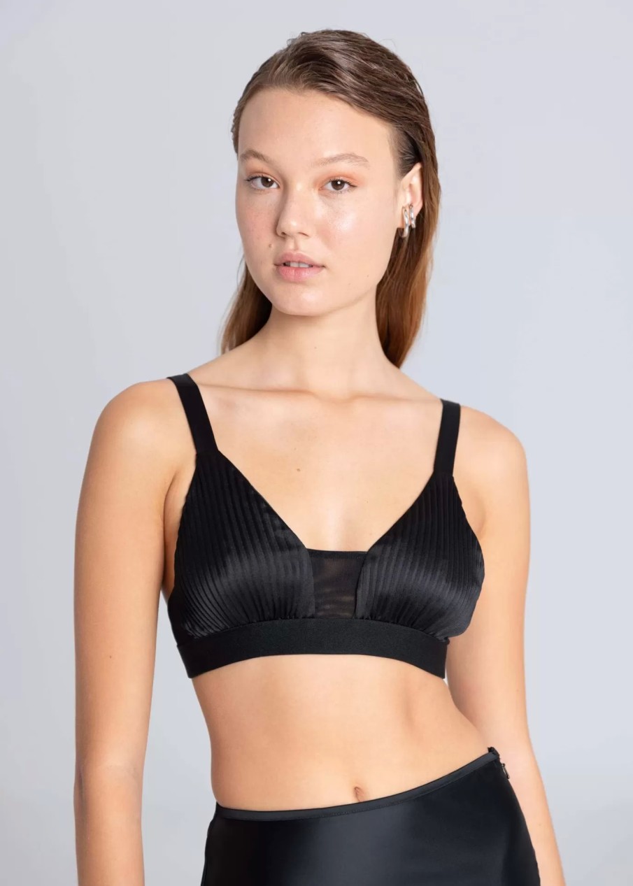 Senora ESTHE | Bralette Plisado De Saten - Esthe